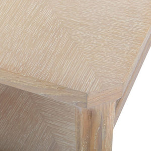 Side Table - Bleached Cerused Oak | Bertram Collection | Villa & House