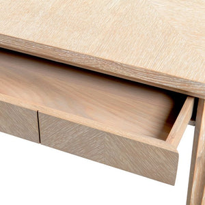 Card Table - Bleached Cerused Oak | Bertram Collection | Villa & House