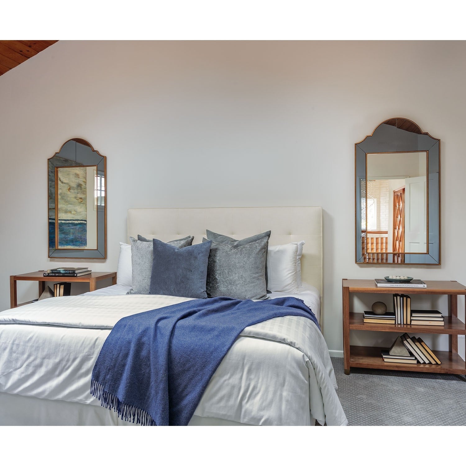 Gold Speckle & Grey Mirror Framed Mirror