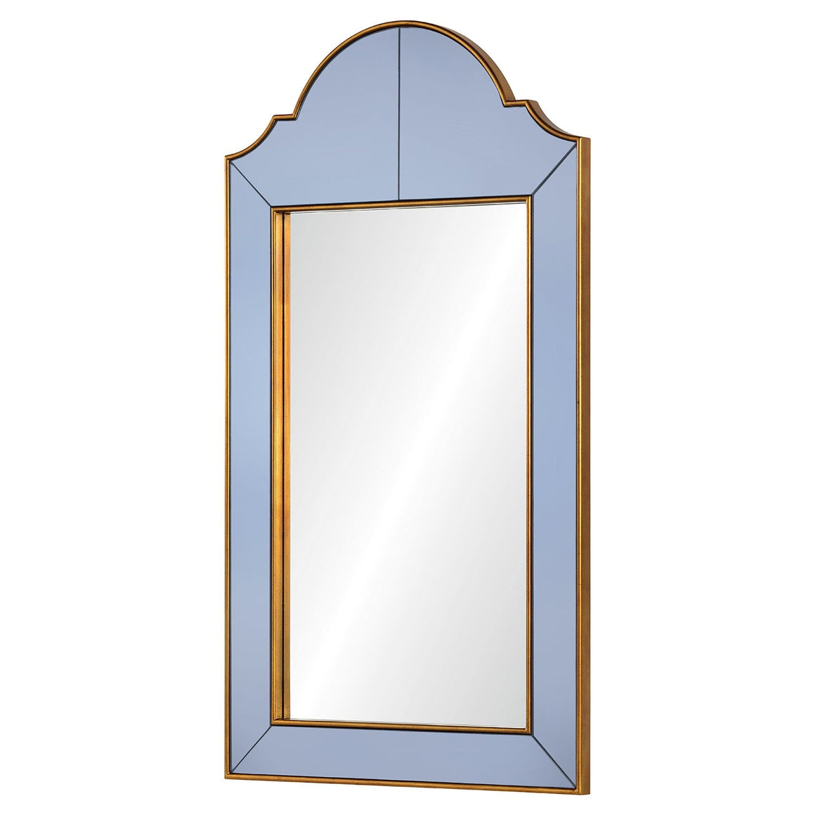 Gold Speckle & Grey Mirror Framed Mirror