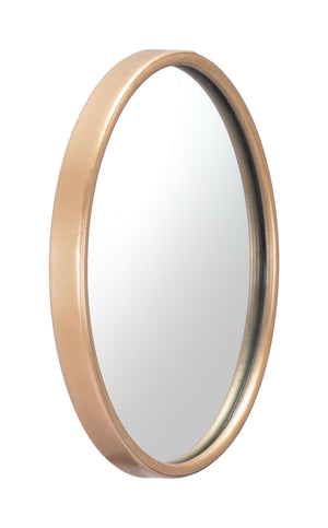 Small Ogee Mirror Gold