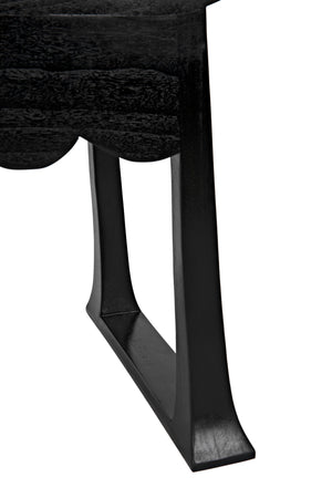 Wey Side Table, Charcoal Black