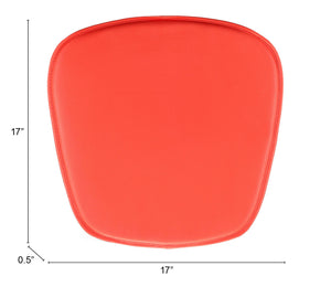 Wire Mesh Cushion- Red