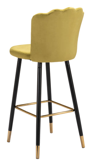 Zinclair Bar Chair Yellow
