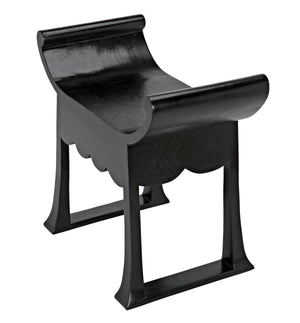 Wey Side Table, Charcoal Black