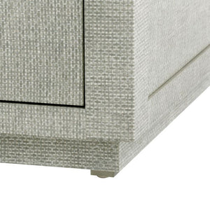 2-Drawer Side Table - Moss Gray Tweed | Camilla Collection | Villa & House