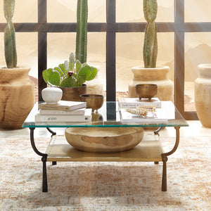 Renzo Coffee Table in Black Iron