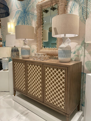 Currey and Company Bramford Cabinet-Wheat