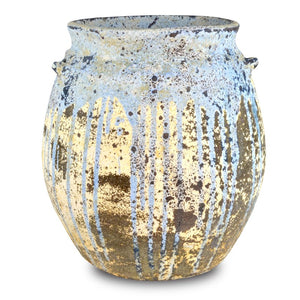 Cinisi Medium Antique Blue Drip Planter