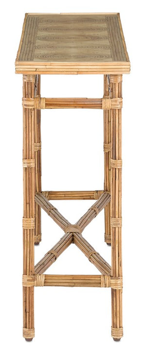 Currey and Company Silang Console Table - Natural