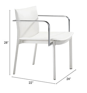 Gekko Conference Chair (Set of 2) White