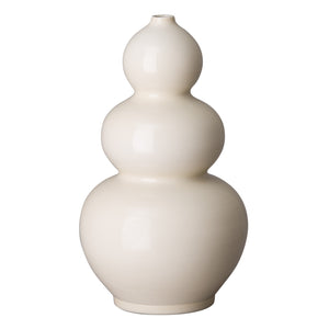 Ceramic Triple Gourd Vase – Crystal Oyster