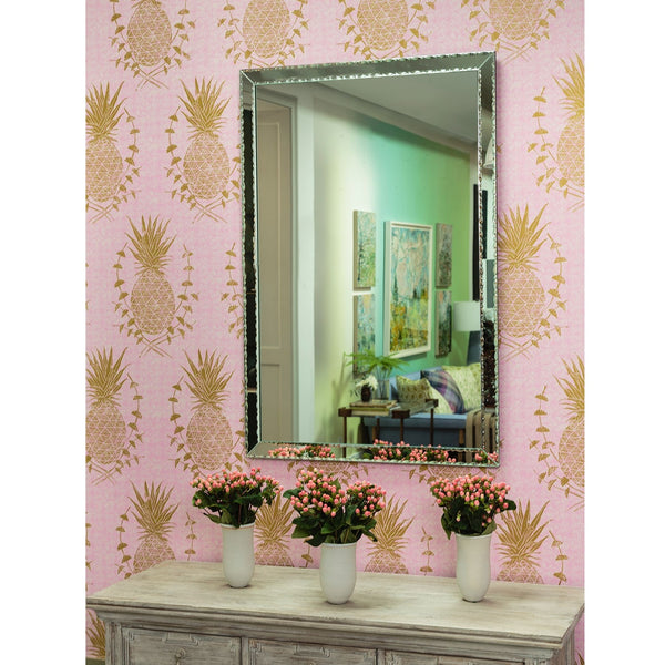 Jewelry Beveled Mirror Framed Mirror - Scenario Home