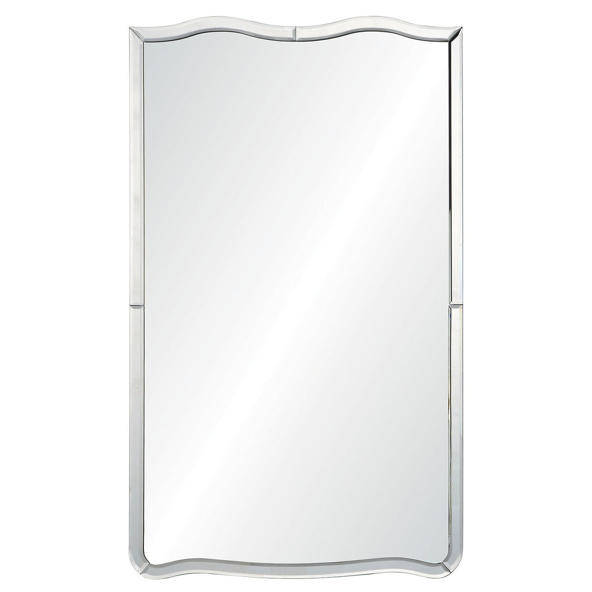 Elegant Curved Edge Mirror