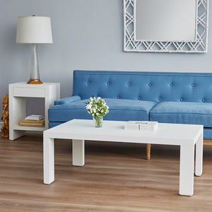 Lattice Mirror – White Lacquer | Claire Collection | Villa & House