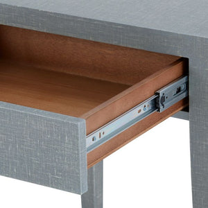 1-Drawer Side Table - Gray and Brass | Claudette Collection | Villa & House