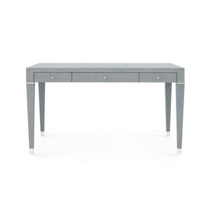 Desk - Gray and Nickel | Claudette Collection | Villa & House