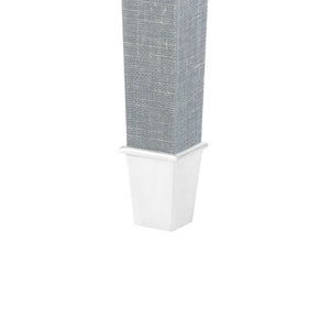Desk - Gray and Nickel | Claudette Collection | Villa & House