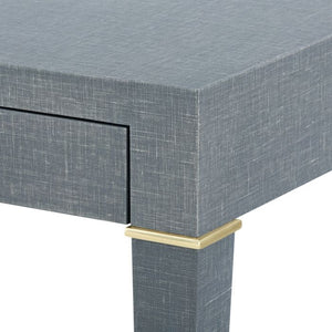 Desk - Gray and Brass | Claudette  Collection | Villa & House