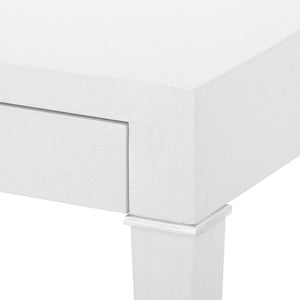Desk - White and Nickel | Claudette Collection | Villa & House