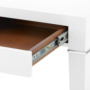 Desk - White and Nickel | Claudette Collection | Villa & House