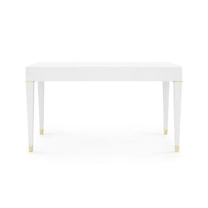 Desk - White and Brass | Claudette  Collection | Villa & House