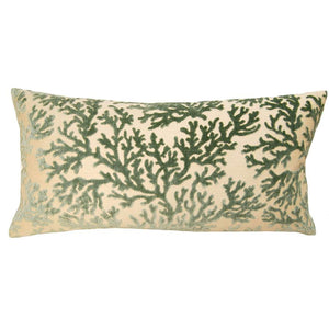 Coral Wedgewood Coral Pillow