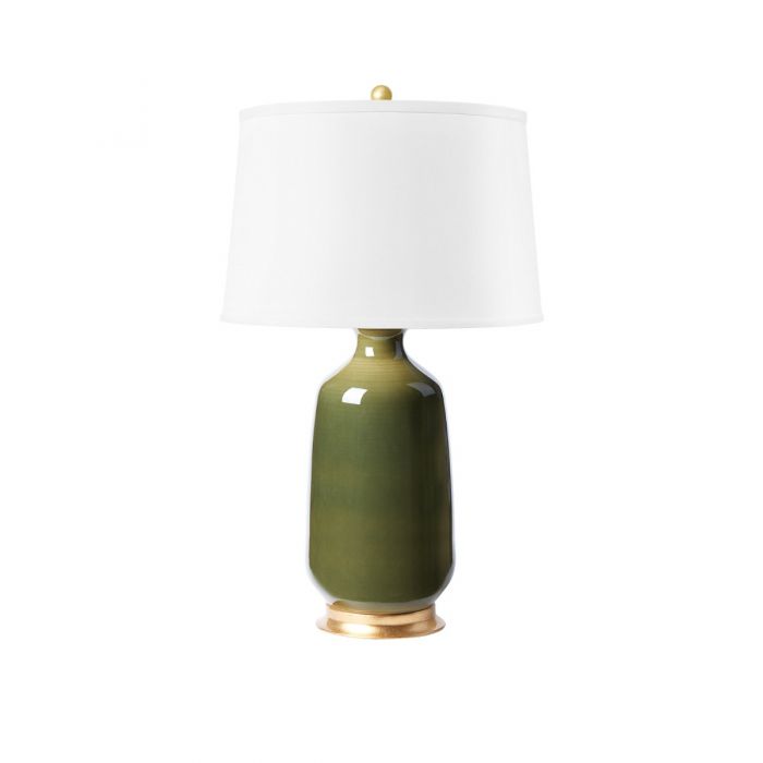 Lamp (Base Only) in Olive Green | Carolyn Collection | Villa & House