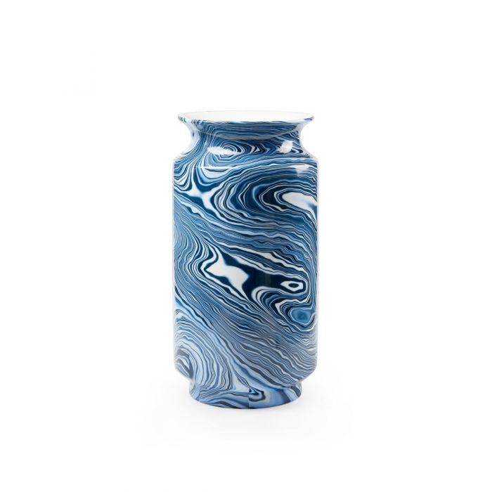 Tall Vase - Blue and White | Caspian Collection | Villa & House