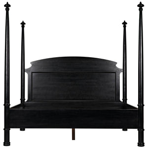 Douglas Bed, Eastern King - Hand Rubbed Black