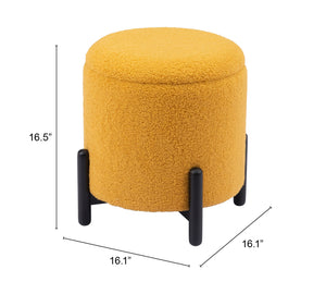 Calistoga Ottoman Yellow