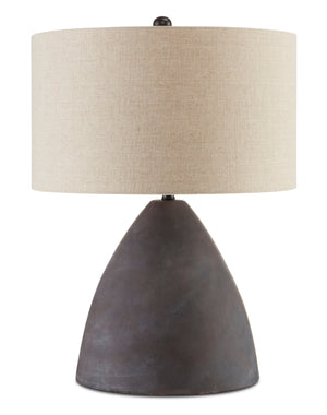 Currey and Company Zea Table Lamp - Antique Black