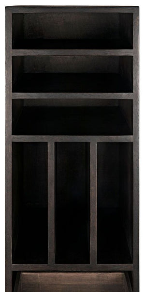 Tubula Bookcase - Ebony Walnut