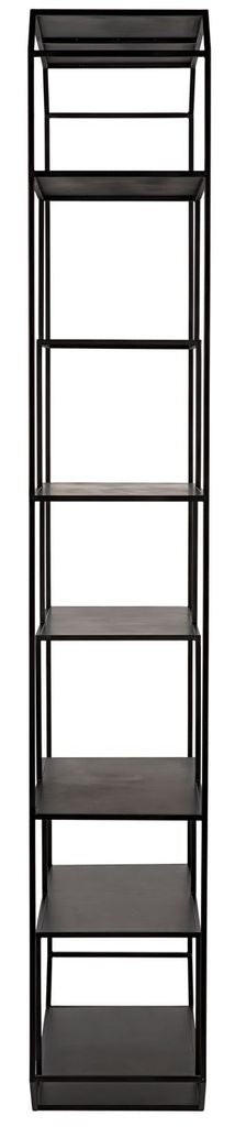 Marquise Bookcase  Black Metal