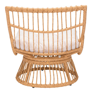 Franco Accent Chair Beige & Natural