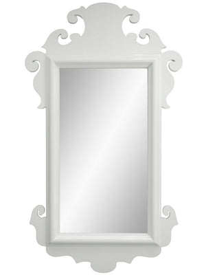 Charleston Lacquer Mirror - White (Additional Colors Available)