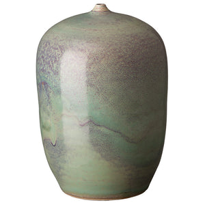 Decor - Cocoon Ceramic Vase- Jade Fusion