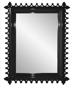 Decor - Newport Lacquer Mirror - Black (16 Colors Available)