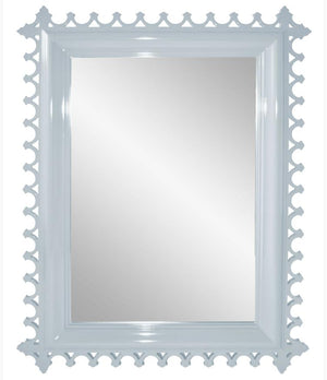 Newport Lacquer Mirror - Light Blue (Additional Colors Available)