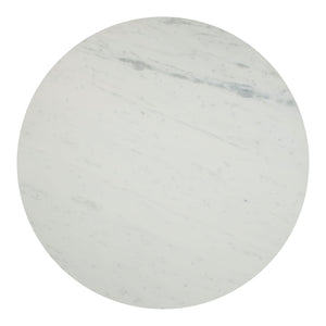 Gotham Dining Table 60" White & Silver