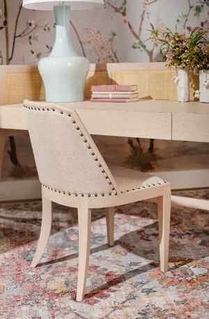 Side Chair - Bleached Cerused Oak | Aria Collection | Villa & House