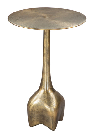 Lexi Side Table Antique Brass