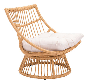Franco Accent Chair Beige & Natural