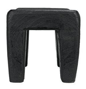 Sumo Stool, Black Burnt