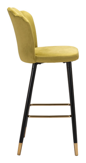 Zinclair Bar Chair Yellow