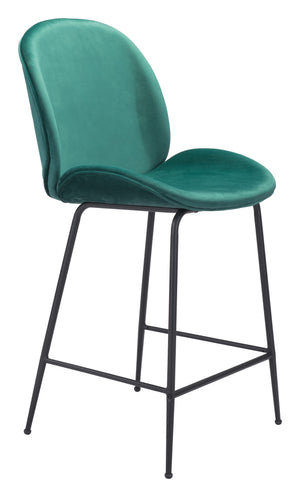 Miles Counter Chair Green
