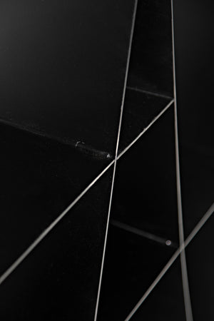 Zaha Bookcase, Black Metal