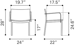Gekko Conference Chair (Set of 2) White