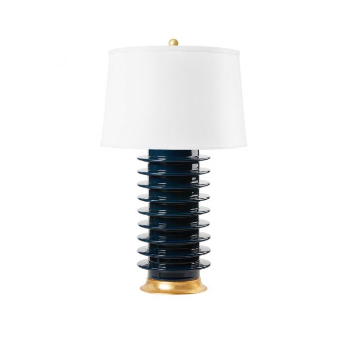 Lamp (Base Only) in Navy Blue | Elektra Collection | Villa & House