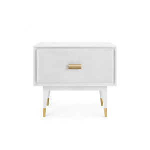 1-Drawer Side Table - White | Elisa Collection | Villa & House